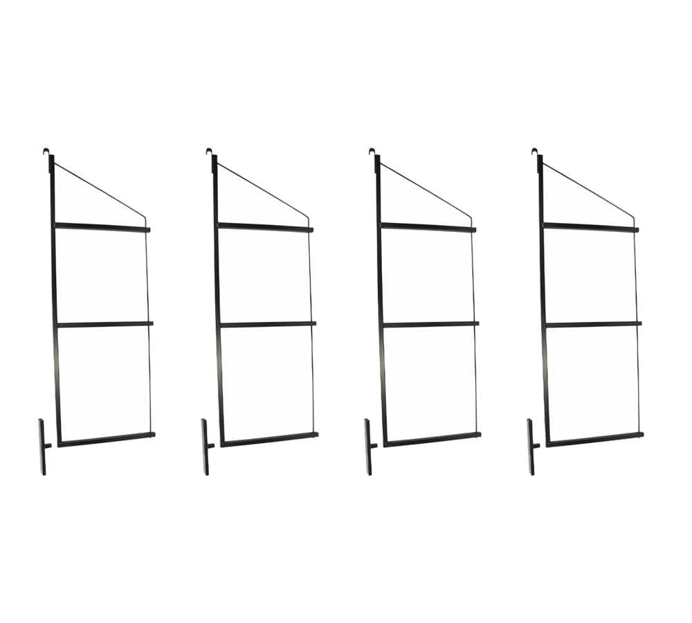 4Pk 3 Tier Shipping Container Shelving Bracket 24\