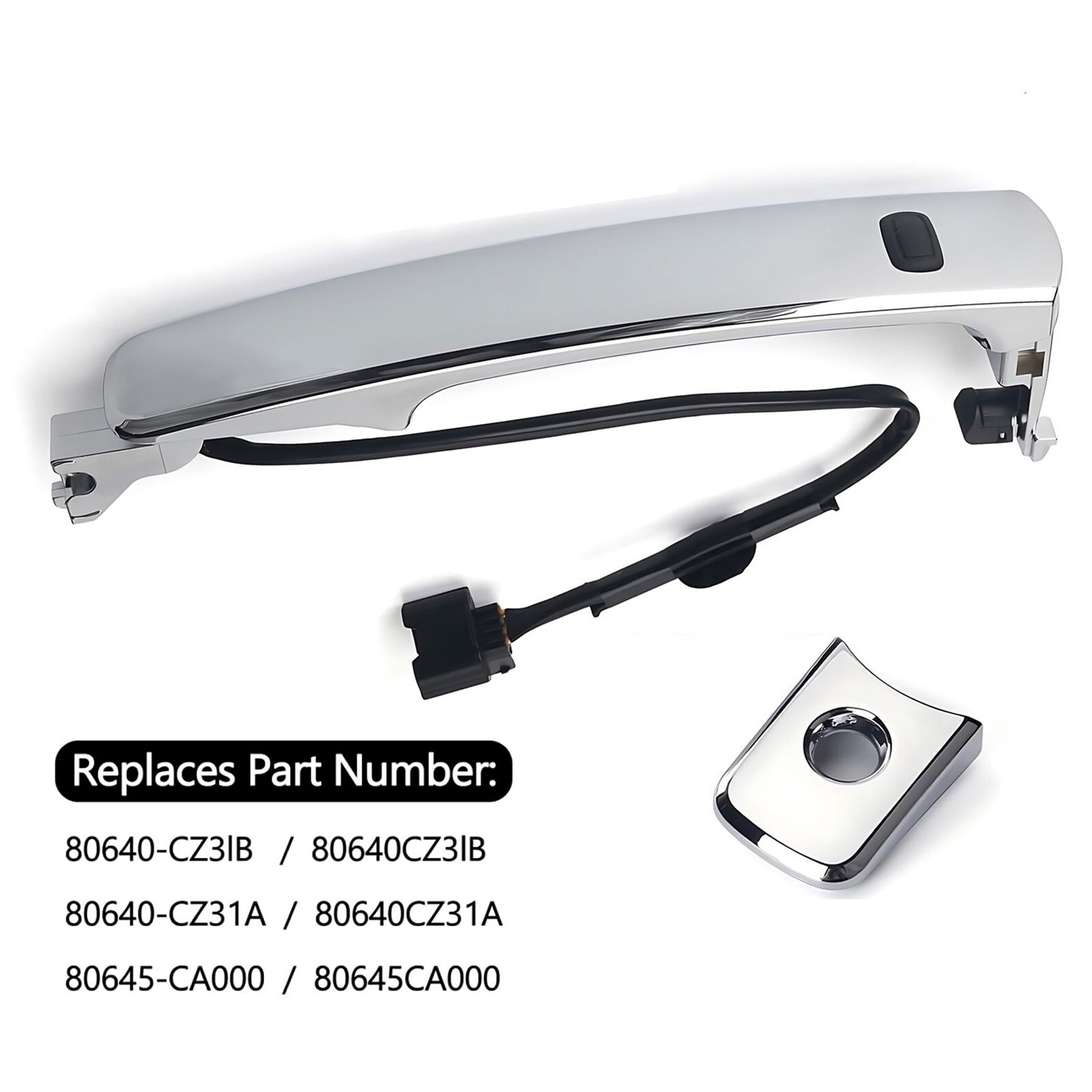For 2010-2013 Nissan Rogue Chrome Front Left Driver Side Door Handle Smart Entry For 2010-2013 Nissan Rogue Chrome Front Left Driver Side Door Handle Smart Entry