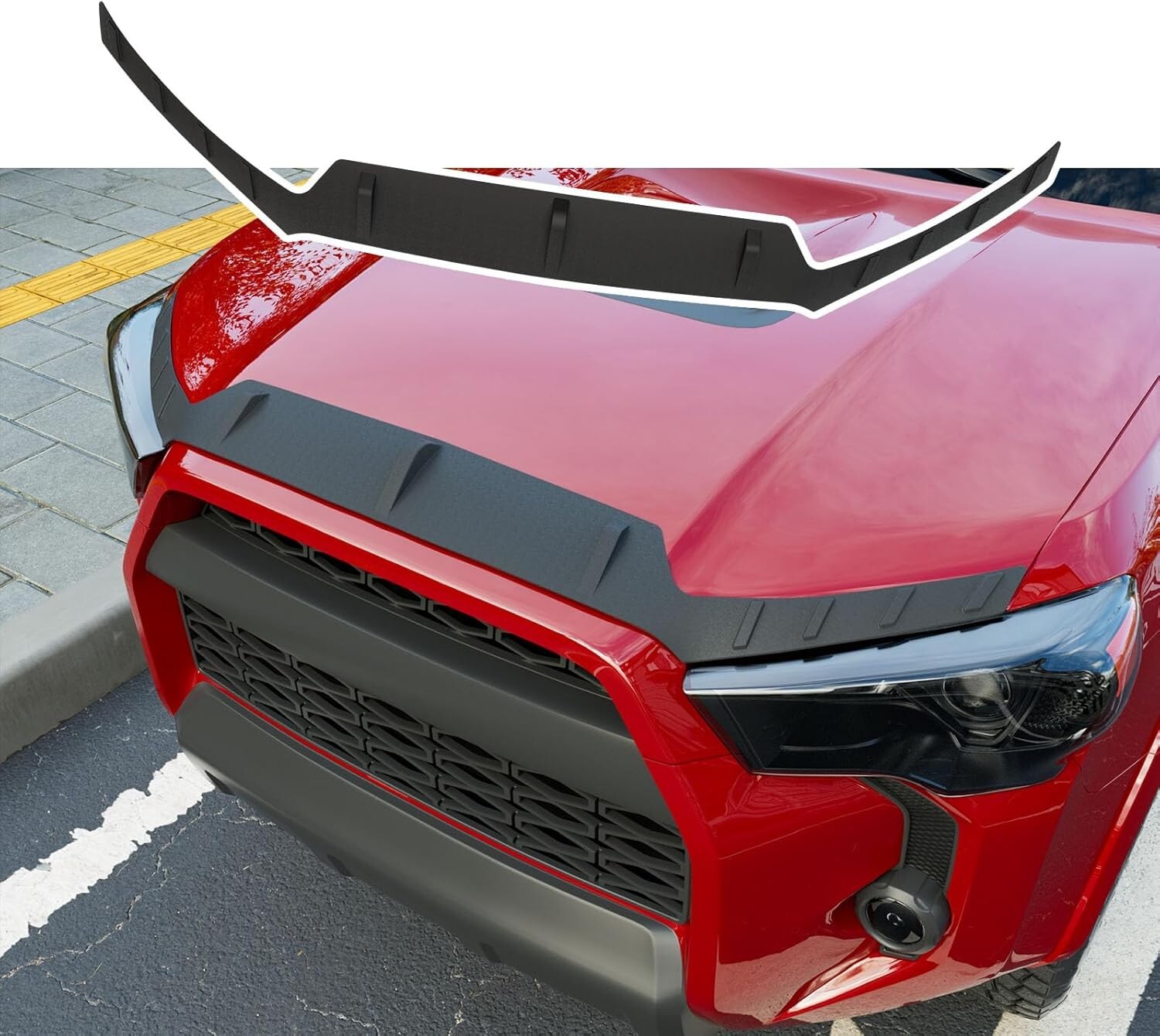 For 2010-2024 Toyota 4Runner Hood Protector Hood Shield Hood Deflector