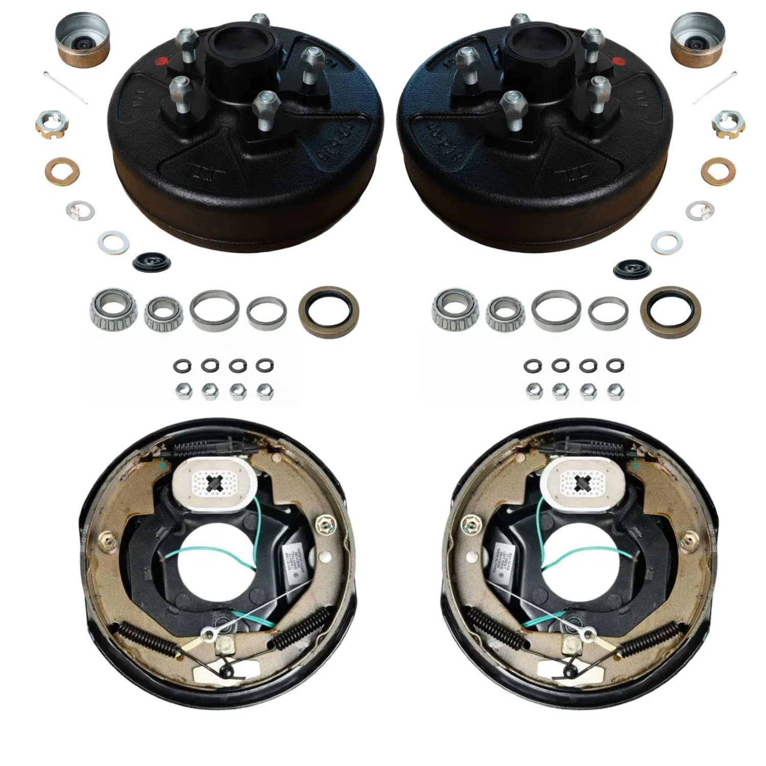 3.5K Hub & Drum + Self-Adjusting Brake Kit – 1 Pair – 5 on 5\ 3.5K Hub & Drum + Self-Adjusting Brake Kit – 1 Pair – 5 on 5\