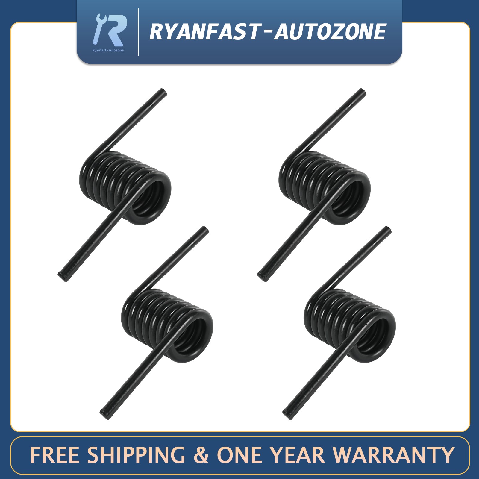 2 Pair of Heavy Duty Trailer Ramp Springs 2,000 lb Left & Right 1-1/2\