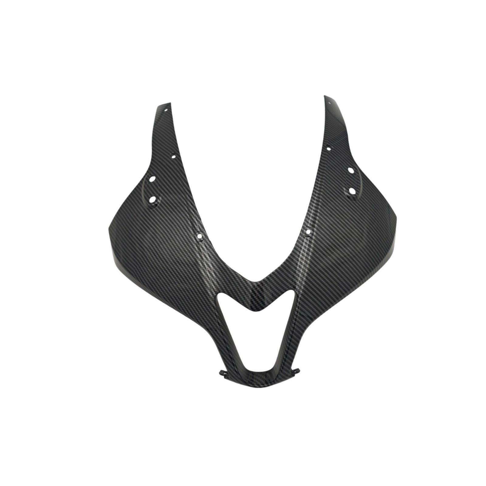 For Honda CBR600RR 2007-2012 Upper Front Nose Headlight Fairing Carbon Pattern For Honda CBR600RR 2007-2012 Upper Front Nose Headlight Fairing Carbon Pattern