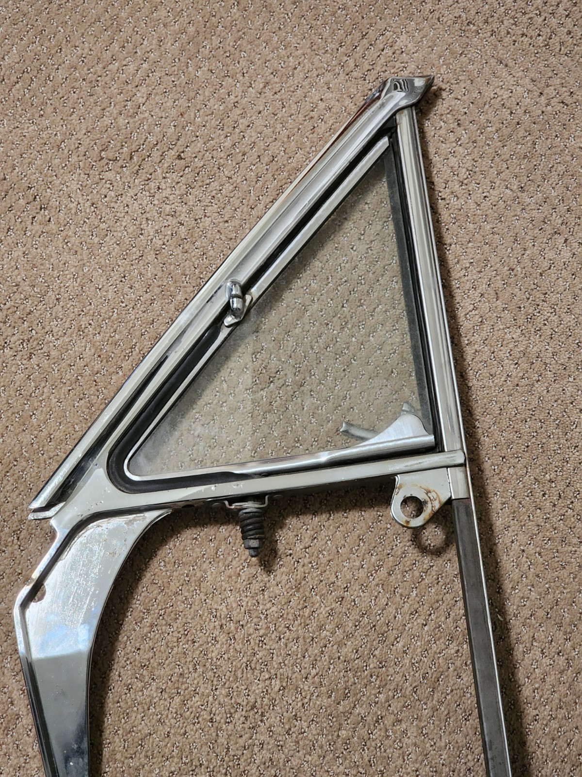 1963 \'63 FORD Falcon Futura Convertible Hard Top Left Vent Wing Window Assembly
