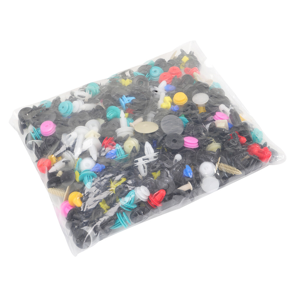 500Pcs Auto Car Mixed Fastener Clips Bumper Fender Trim Plastic Rivet Door Panel 500Pcs Auto Car Mixed Fastener Clips Bumper Fender Trim Plastic Rivet Door Panel