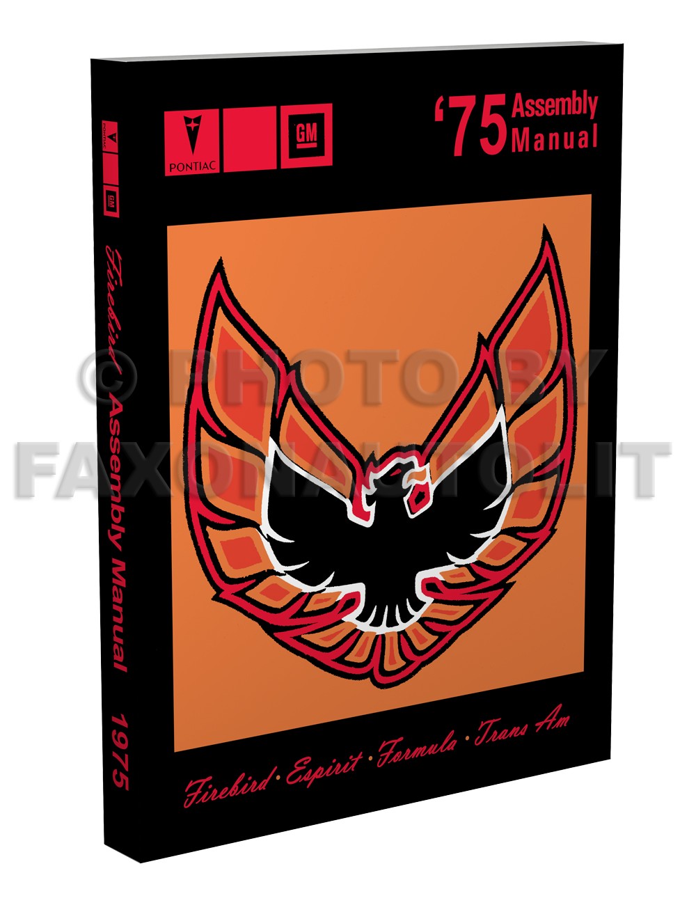 1975 Pontiac Firebird Factory Assembly Manual Bound Trans Am Esprit Formula