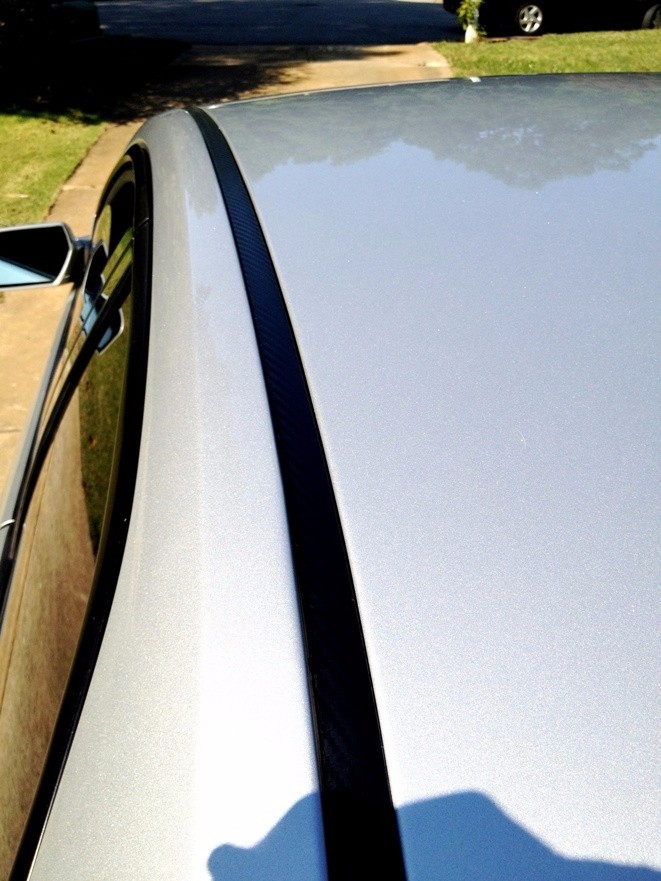 2011-2015 CHEVY SPARK BLACK ROOF TRIM MOLDING KIT By Automotive Authority