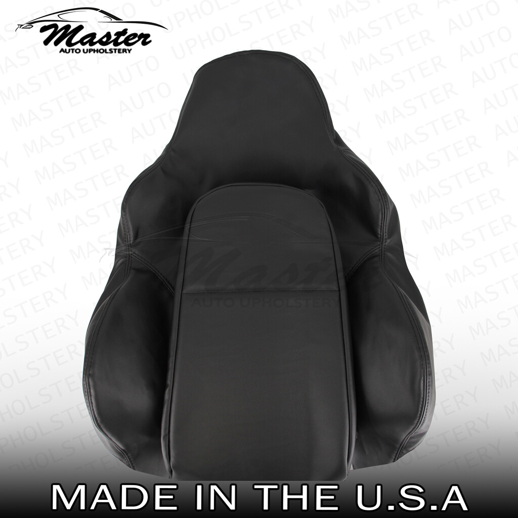 Replacement 2003 2004 For Volkswagen R32 Front Top Black Vinyl Seat Covers