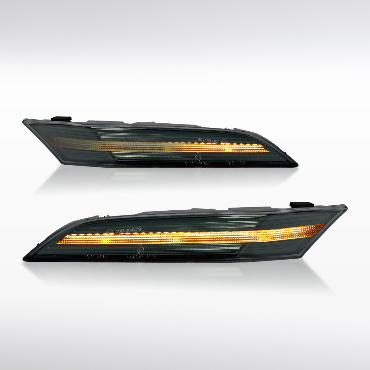 Fit 2019-2025 Porsche 911 Carrera 992 Smoke Sequential LED Side Marker Lights Fit 2019-2025 Porsche 911 Carrera 992 Smoke Sequential LED Side Marker Lights