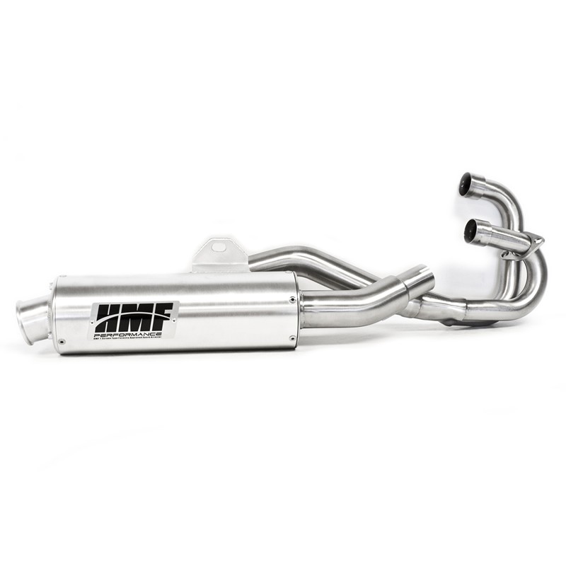HMF Full Exhaust for Honda TRX 400EX (99-14) Brushed w/Turn Down