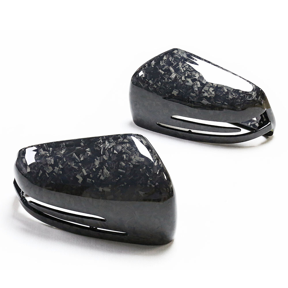 Forged Real Carbon Fiber Side Mirror Cover replacement for Benz W204 W212 W218 Forged Real Carbon Fiber Side Mirror Cover replacement for Benz W204 W212 W218