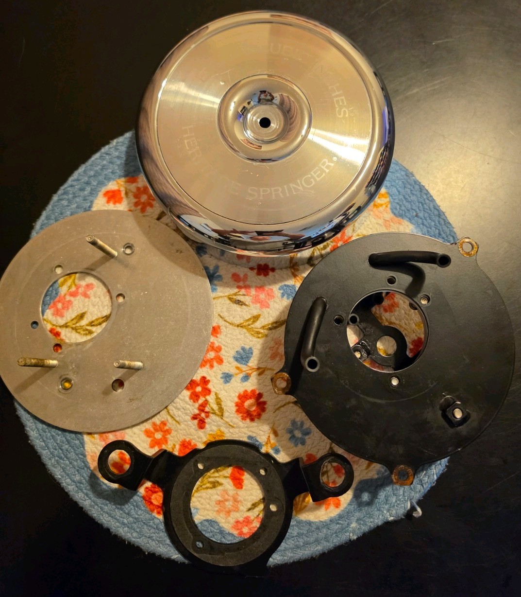 97-99 Harley Davidson Heritage Springer Air Cleaner Cover and Assembly FLSTS OEM