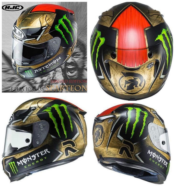 HJC RPHA 10 Jorge Lorenzo Sparteon Replica Helmet (Size: LARGE) Near Mint HJC RPHA 10 Jorge Lorenzo Sparteon Replica Helmet (Size: LARGE) Near Mint