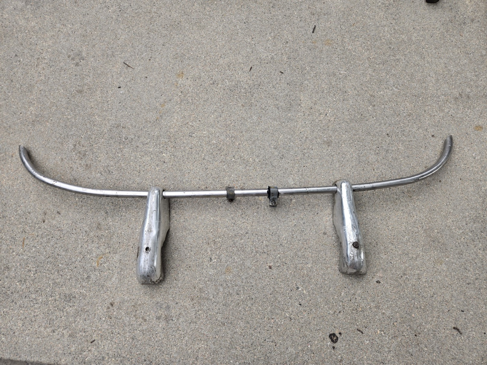 1950's Porsche 356 Aluminum Front Bumper Bar Tube with Guards 1950's Porsche 356 Aluminum Front Bumper Bar Tube with Guards
