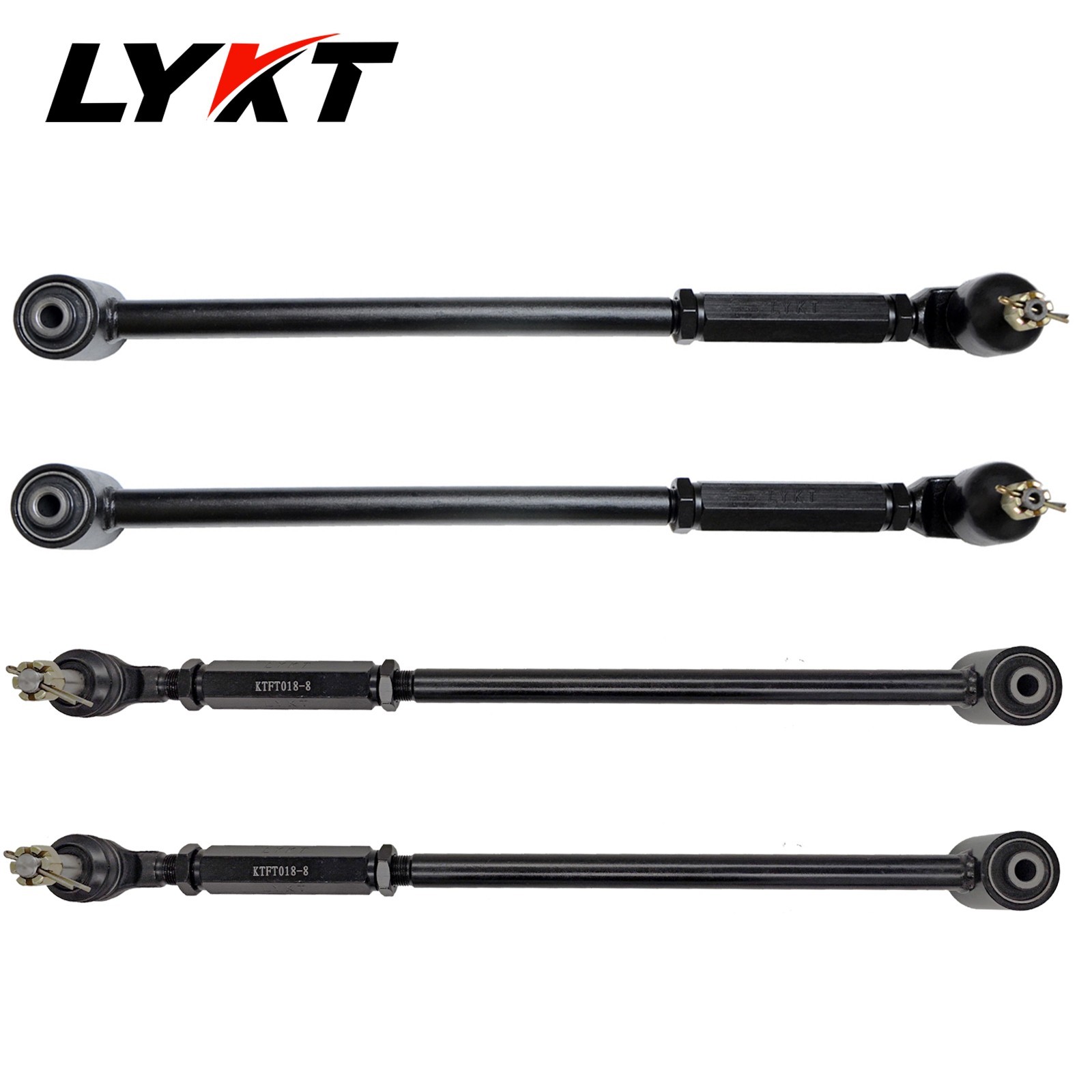 LYKT 4pcs Adjustable Rear Camber Kit Alignment Arms for Toyota RAV4 96-00