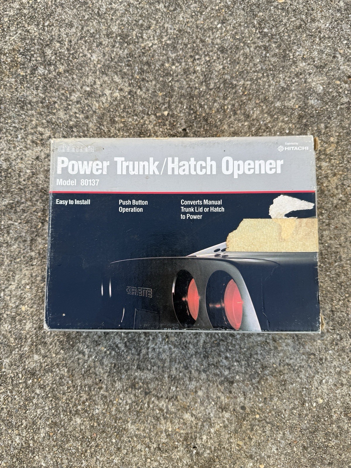 Chemera Hitachi Power Remote Trunk / Hatch Opener Model 80137 Vtg New Open Box Chemera Hitachi Power Remote Trunk / Hatch Opener Model 80137 Vtg New Open Box
