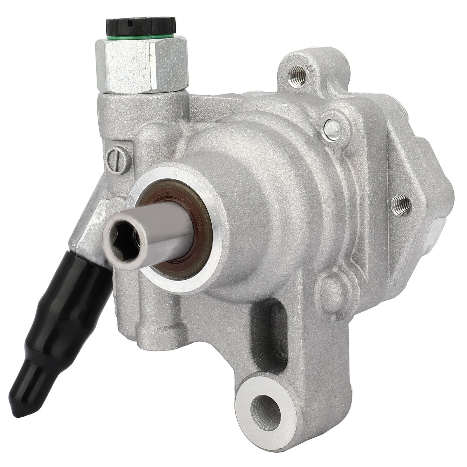 1x Silver Power Steering Pump  Fits Cadillac SRX 2004-2009 4.6L V6 DOHC 21-5390