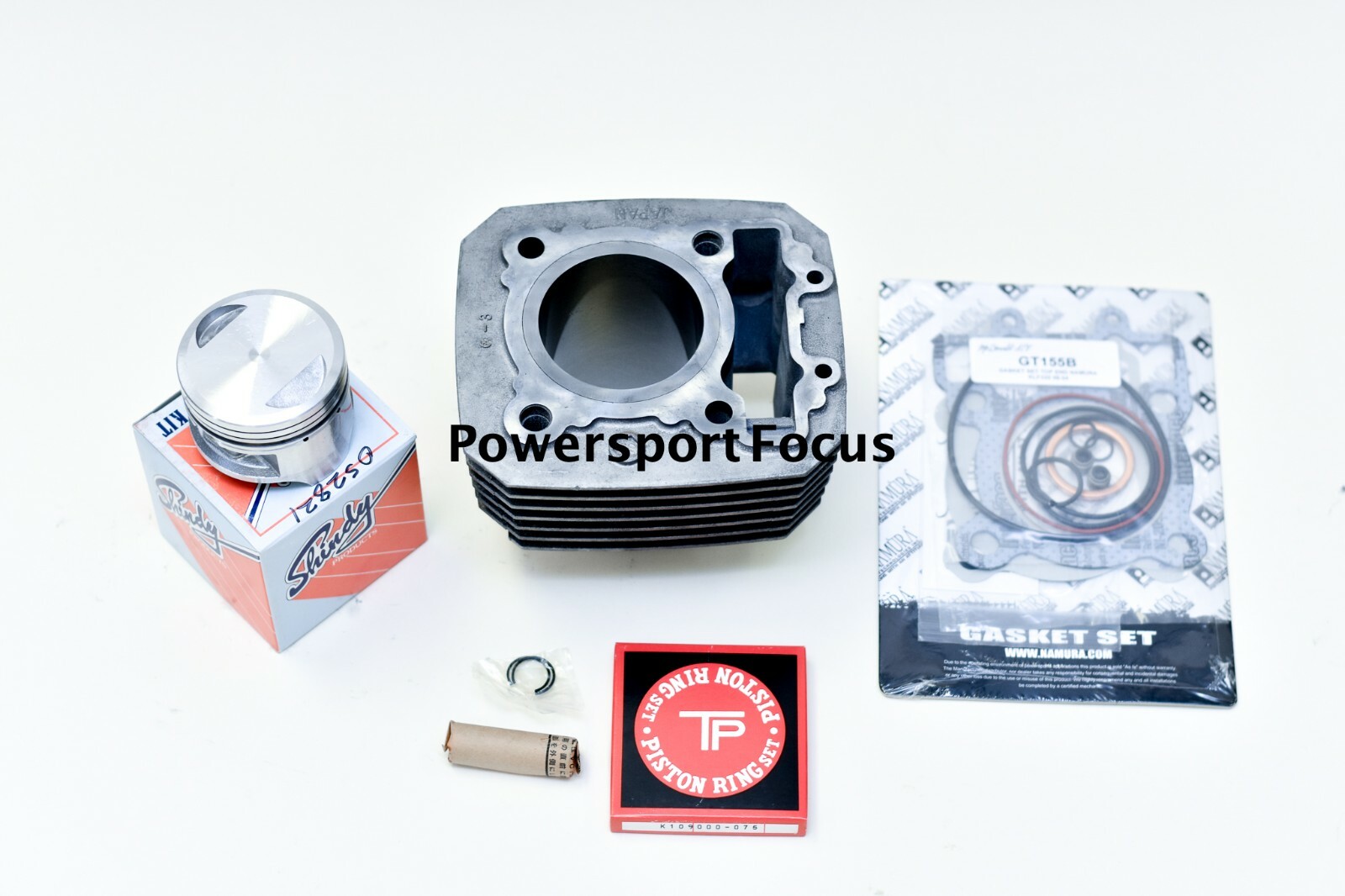 Kawasaki Bayou 220 OEM Cylinder Jug w/ New Piston & Top End Kit 1988-2002