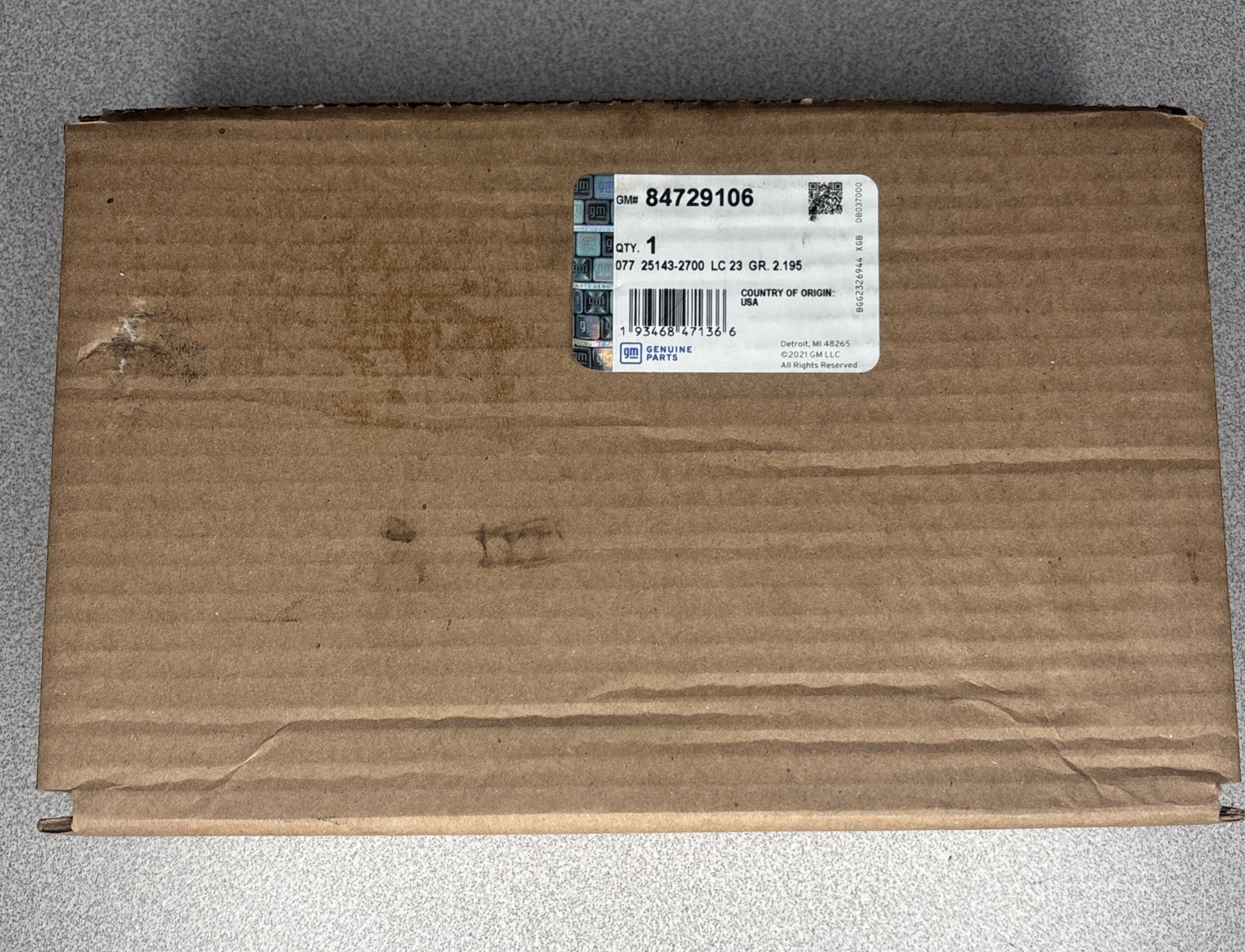 Genuine GM Driver Side Object Sensing Alert Module 84729106 Genuine GM Driver Side Object Sensing Alert Module 84729106