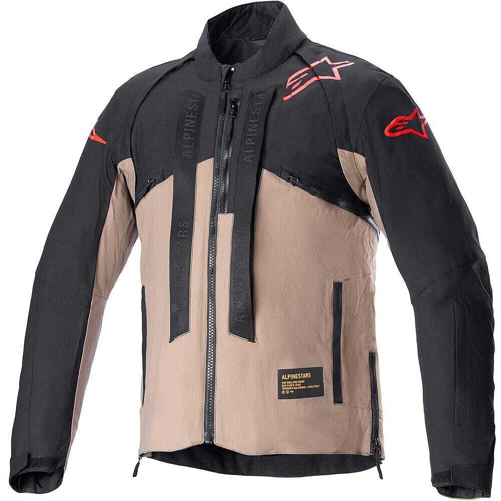 Alpinestars Techdura Falco Motorcycle Jacket - Black/Brown 37045241286