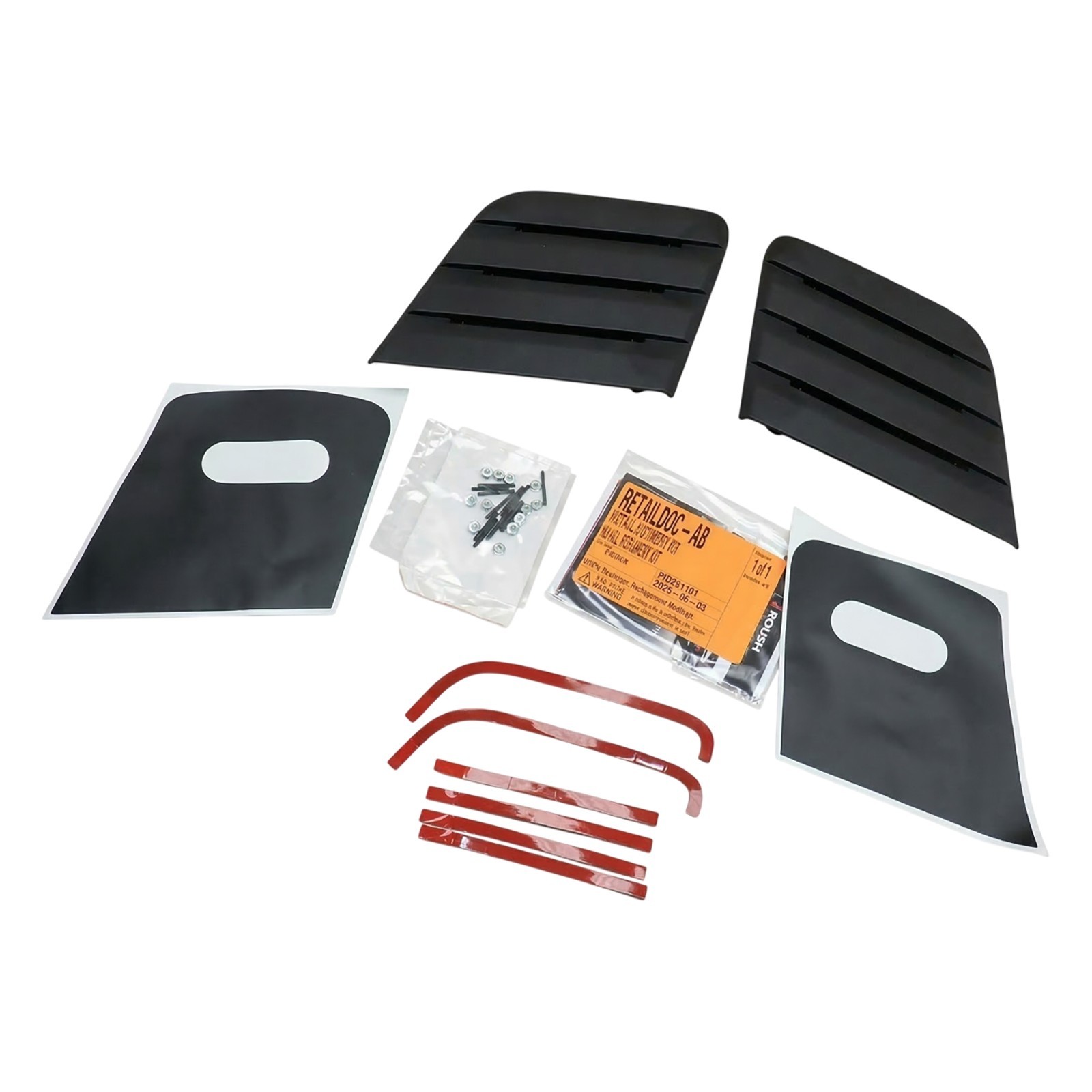2018-2023 Ford Mustang Roush 422083 Hood Vent Heat Extractors Kit