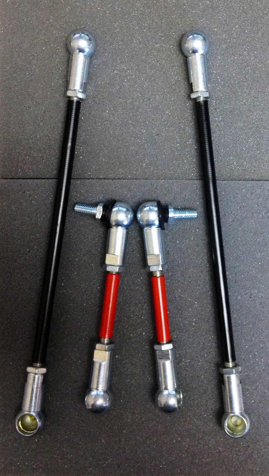 2007-13 Mercedes Benz CL 600 Adjustable Lowering Links Suspension Kit W216 v2