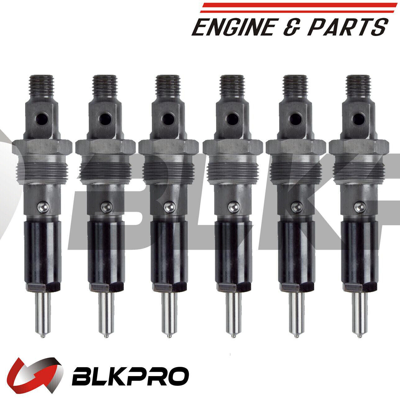 6* Injector For Cummins 4B B3.9 6B B5.9 Bosch Style Marine 370 HP&UP  High Flow