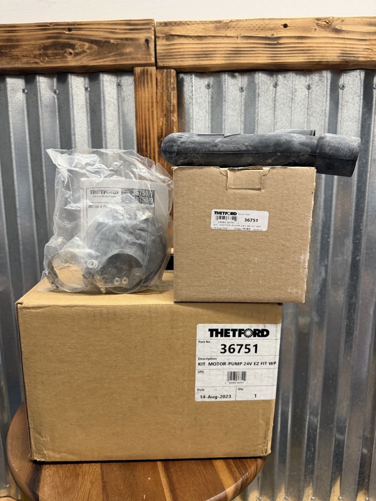 Thetford Tecma 36751 24V Motor Pump Macerator Kit EasyFit Marine Toilet See Desc