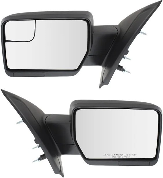 OEM 2011-14 FORD F150 POWER FOLDING SIDE VIEW MIRRORS SET OF 2 BLACK NEW OEM 2011-14 FORD F150 POWER FOLDING SIDE VIEW MIRRORS SET OF 2 BLACK NEW