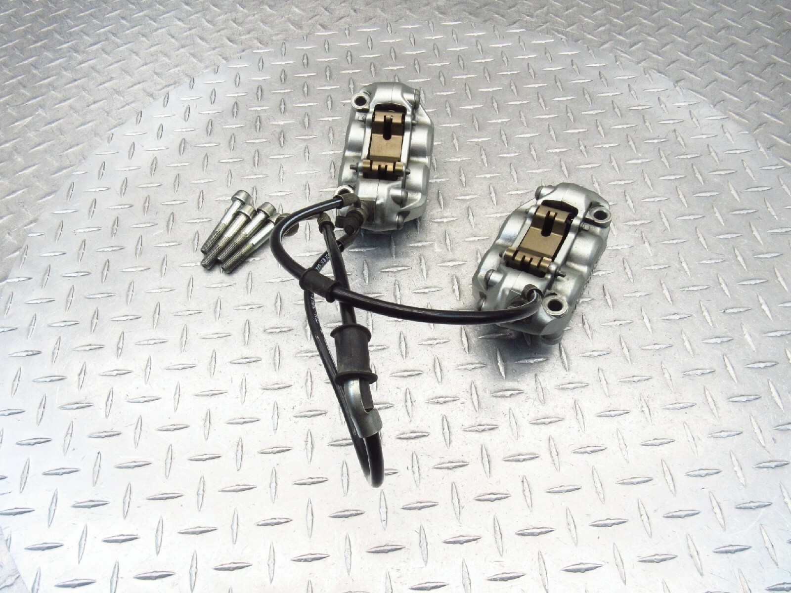 2008 08-11 Ducati 848 Superbike Front Brake Calipers Set Left Right Oem Brembo