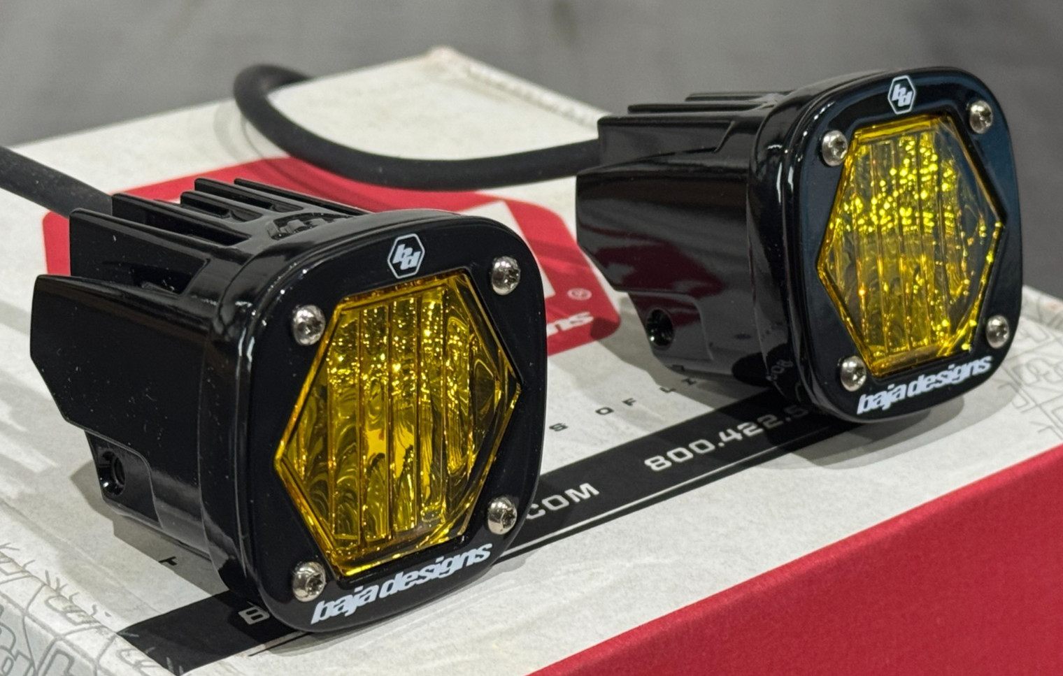 SALE Baja Designs 38-7815 S1 Wide Cornering Amber LED Light Pods - Universal SALE Baja Designs 38-7815 S1 Wide Cornering Amber LED Light Pods - Universal