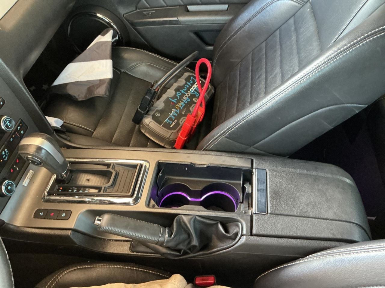 Console Front Floor With Ambient Interior Lighting Fits 10-14 MUSTANG 5145569