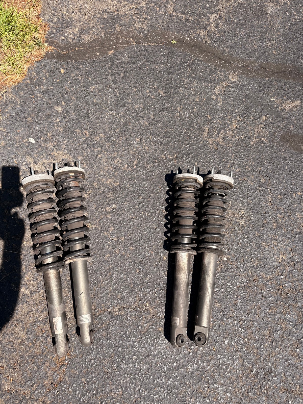 07-17 ASTON MARTIN VANTAGE BILSTEIN FRONT SET & 1 REAR LEFT SHOCK STRUT OEM