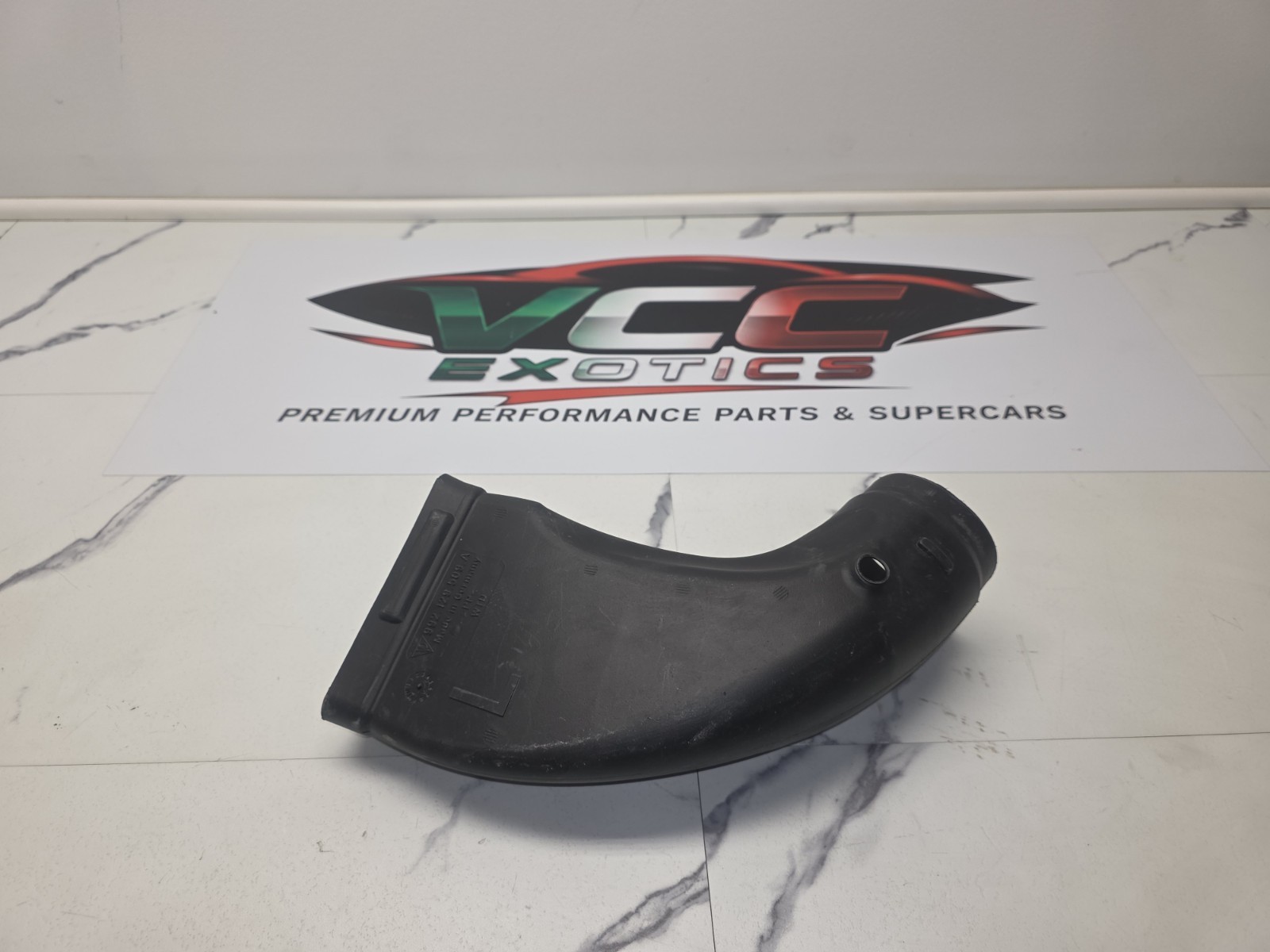 Porsche 911 992 GTS Carrera Left Lower Air Guide Duct Pipe 992129509A Porsche 911 992 GTS Carrera Left Lower Air Guide Duct Pipe 992129509A