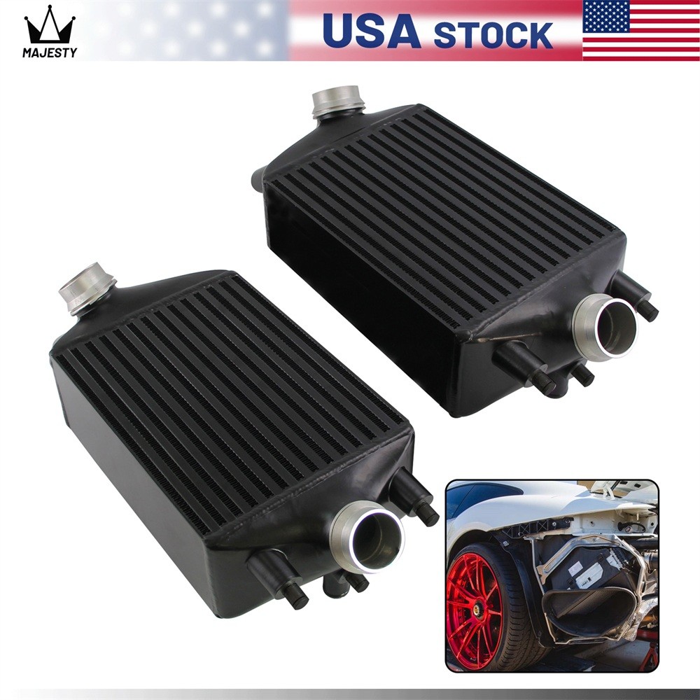 Twin Intercooler Set For Porsche 911 Turbo / Turbo S 991.1 991.2 2013-2019 Black