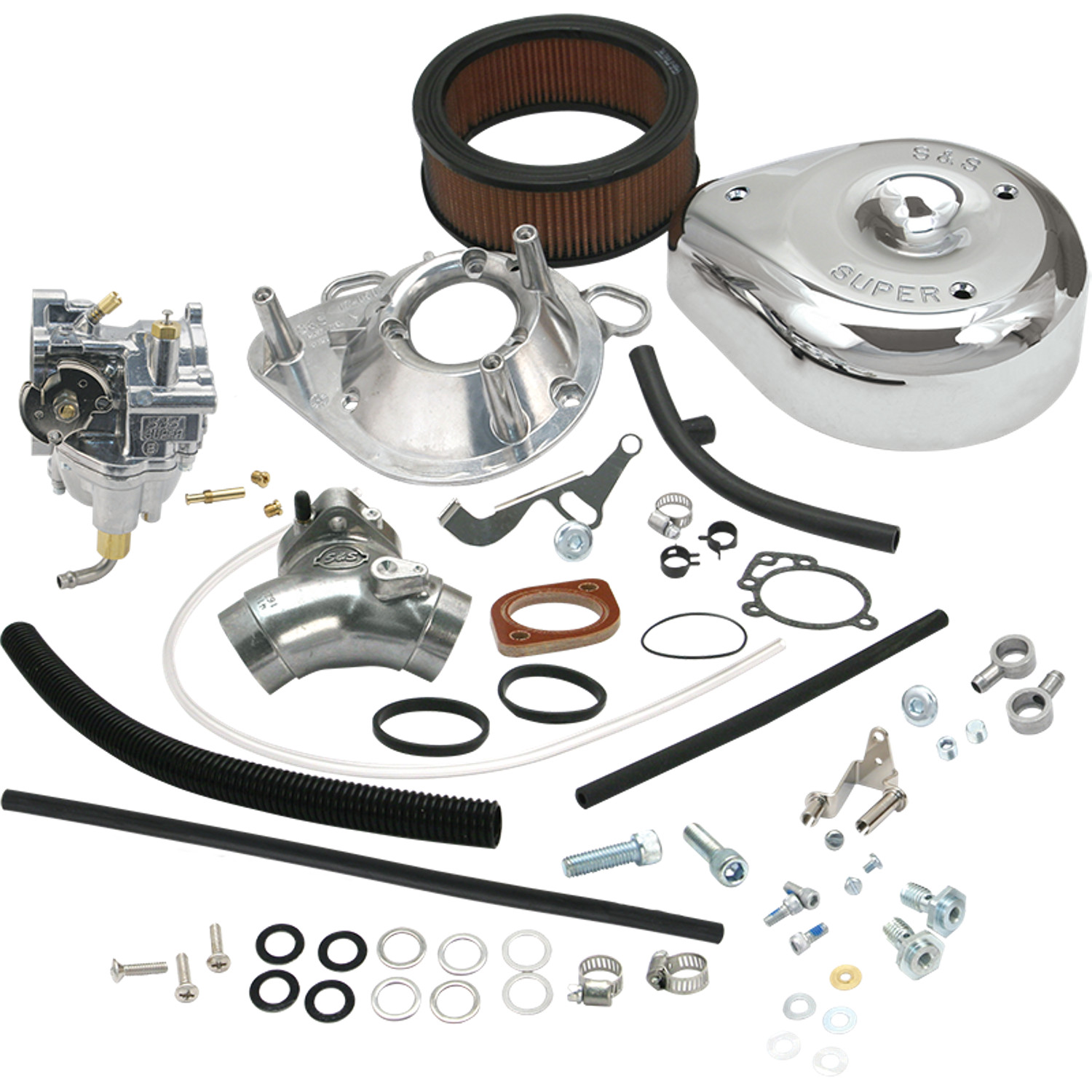 S&S Cycle Super E Carburetor Kit Harley-Davidson Big Twin EVO 1993-99 - 11-0419 S&S Cycle Super E Carburetor Kit Harley-Davidson Big Twin EVO 1993-99 - 11-0419