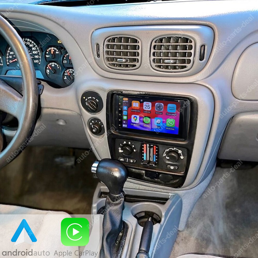 For 2002-2009 Chevrolet Trailblazer WiFi Apple Carplay Radio Andorid 14 RDS GPS
