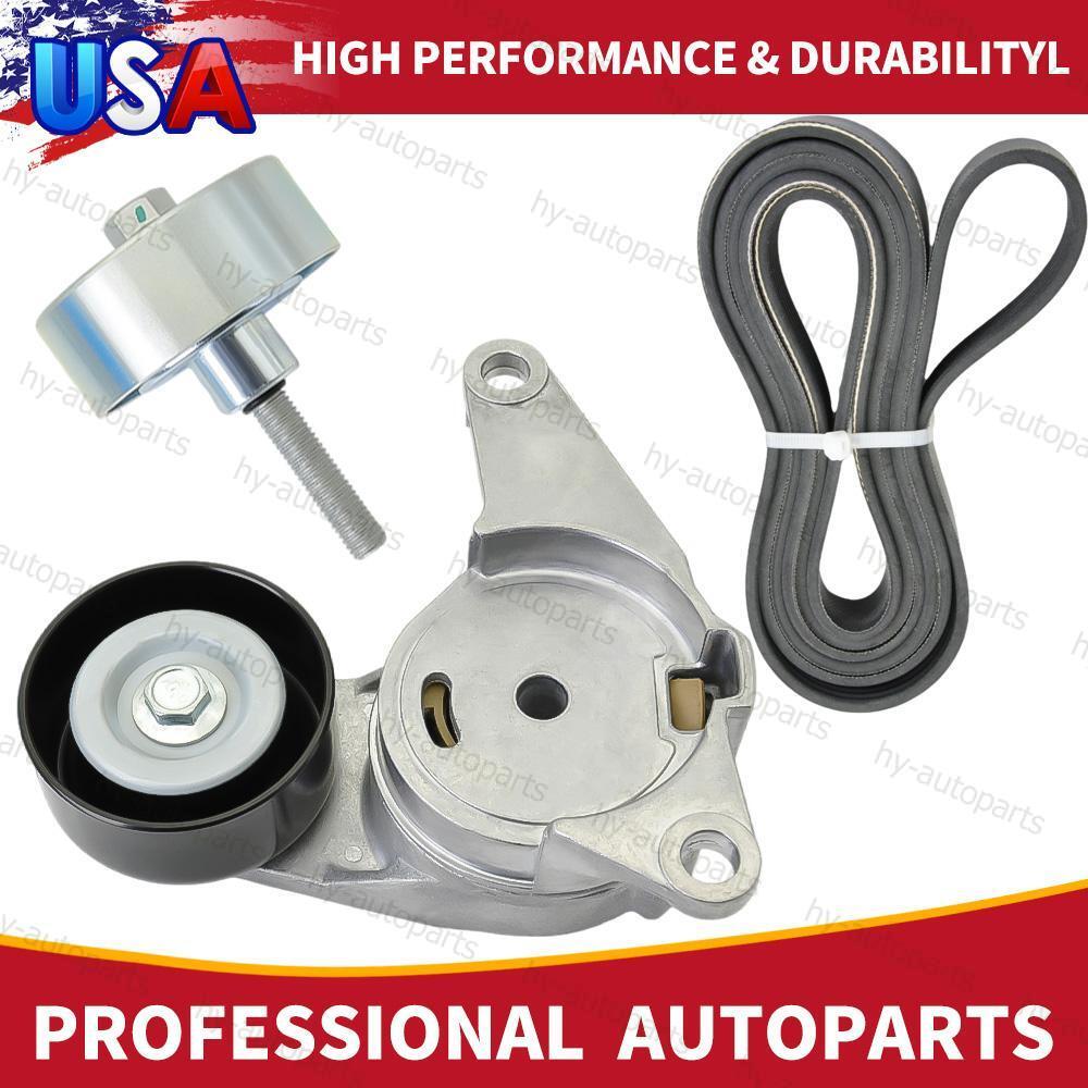 Serpentine Belt Drive Component Kit for Buick Allure Enclave Lacrosse Rendezvous