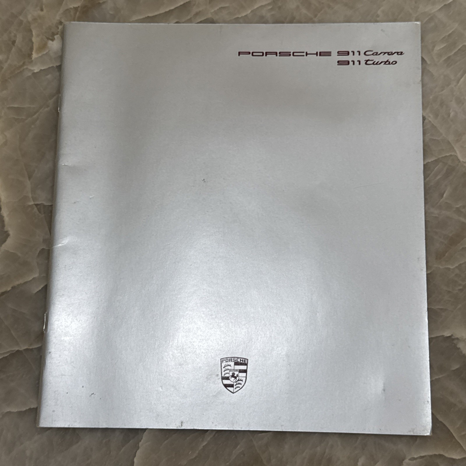 AUTHENTIC ORIGINAL PORSCHE 911 CARRERA TURBO SALES BROCHURE 1987 AUTHENTIC ORIGINAL PORSCHE 911 CARRERA TURBO SALES BROCHURE 1987