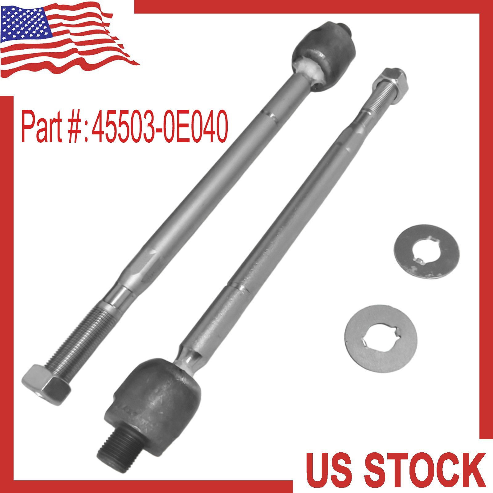 New 2Pcs Inner Tie Rods Fits For Toyota Highlander 2020-2025 Lexus 2023-2024