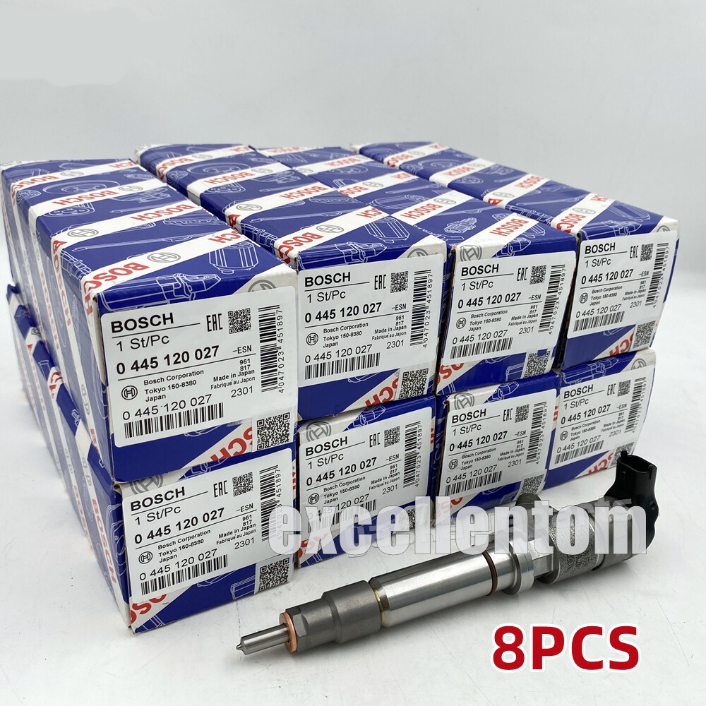 8X Bosch Fuel Injector for 2004.5-2005 Chevrolet GMC 6.6L Duramax LLY 0986435504 8X Bosch Fuel Injector for 2004.5-2005 Chevrolet GMC 6.6L Duramax LLY 0986435504