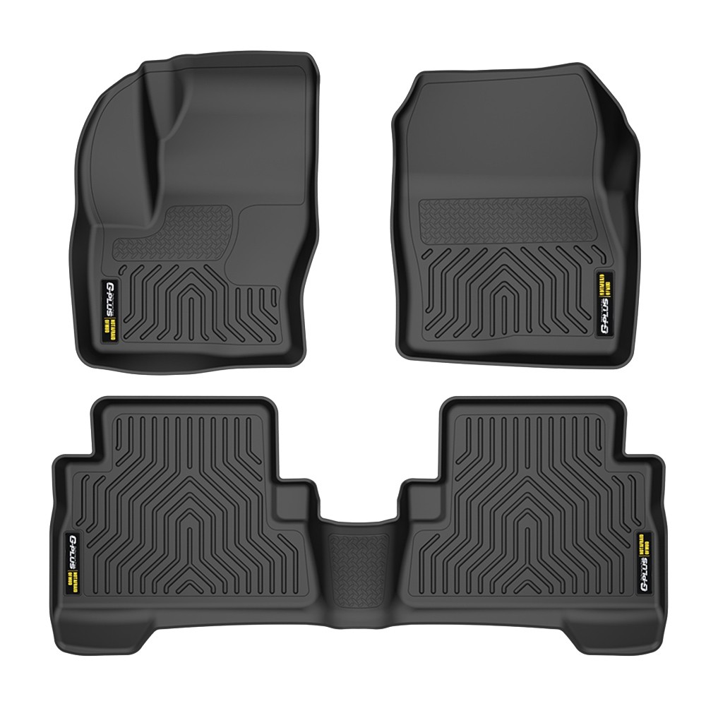 Fit For 13-19 Ford Escape 13-18 C-Max All Weather TPE Floor Mats Liners