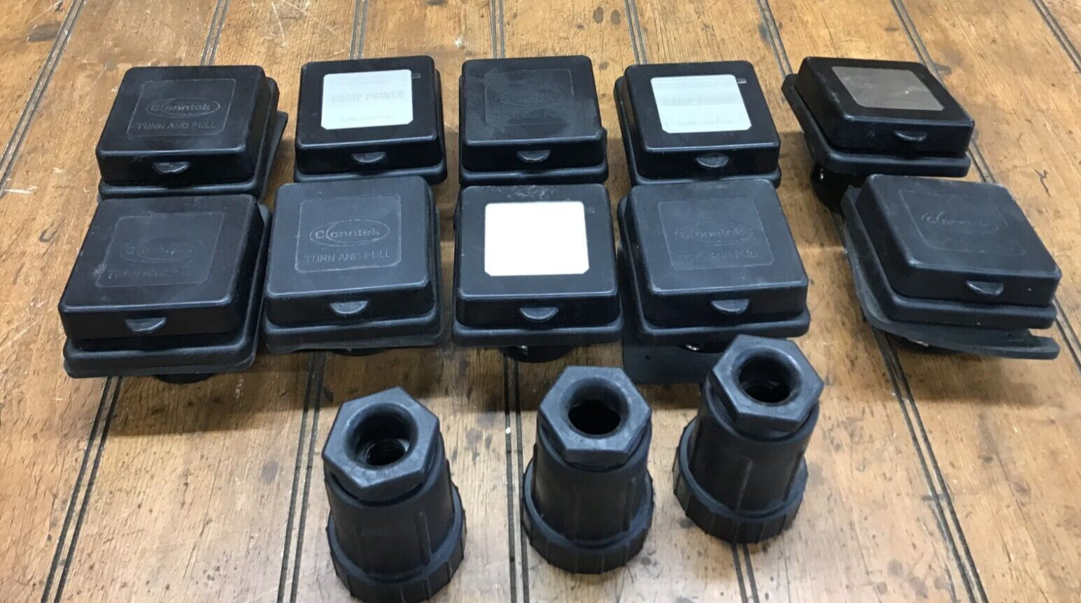 10 Conntek Camp Power Shore Power Inlets 3PHO 30A 125V RV Untested 10 Conntek Camp Power Shore Power Inlets 3PHO 30A 125V RV Untested