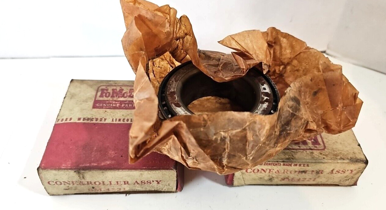 Vintage FoMoCo 8M-4221 Bearing Cone And Roller Assembly Lot Of 2 NOS FORD Vintage FoMoCo 8M-4221 Bearing Cone And Roller Assembly Lot Of 2 NOS FORD