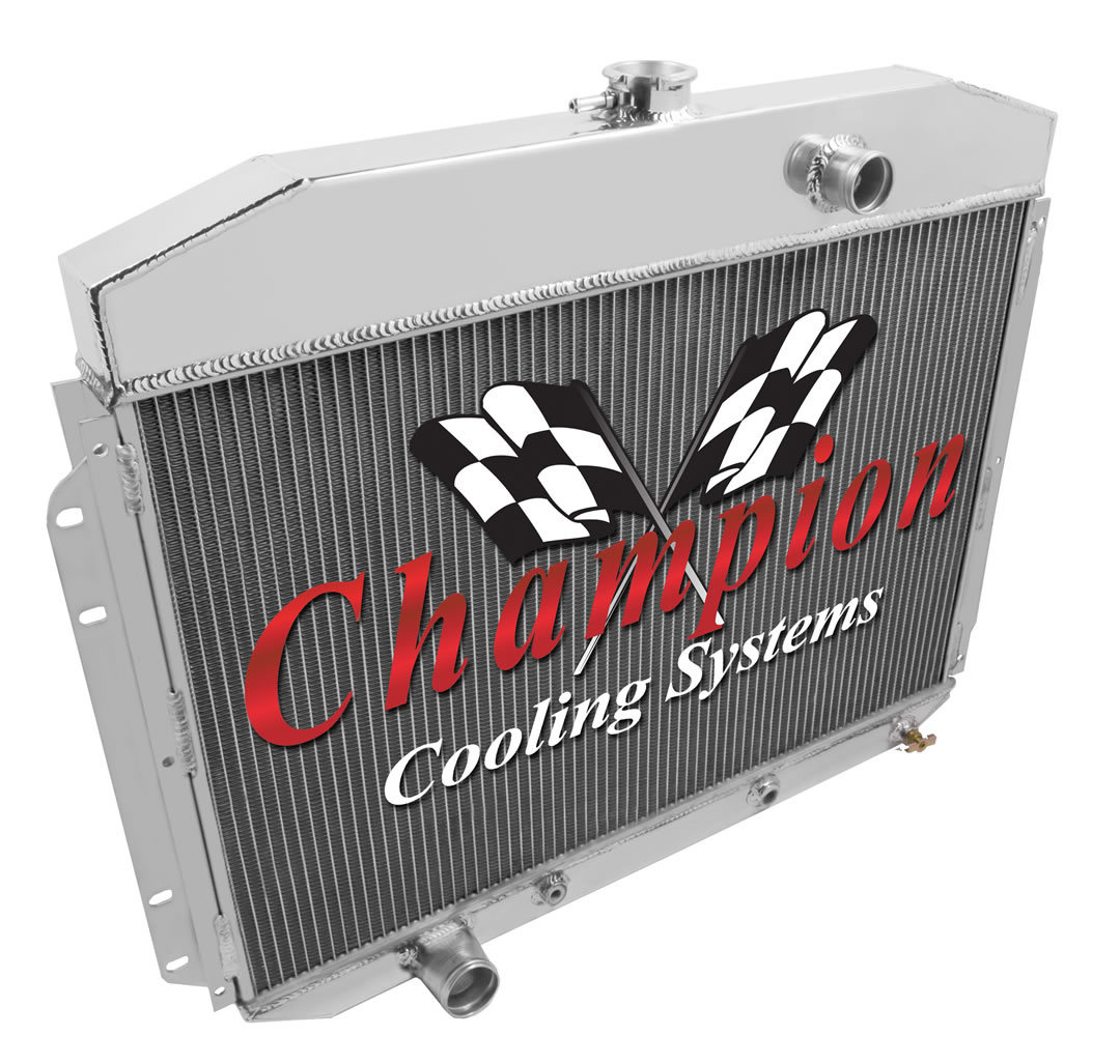 ER Champion 2 Row Radiator for 1961 - 1964 Ford F-Series Factory V8 Engine