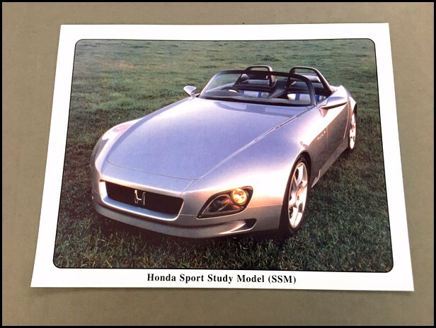 1995 Honda SSM Concept S2000 2000 Original 1-page Car Brochure Leaflet Data Card 1995 Honda SSM Concept S2000 2000 Original 1-page Car Brochure Leaflet Data Card