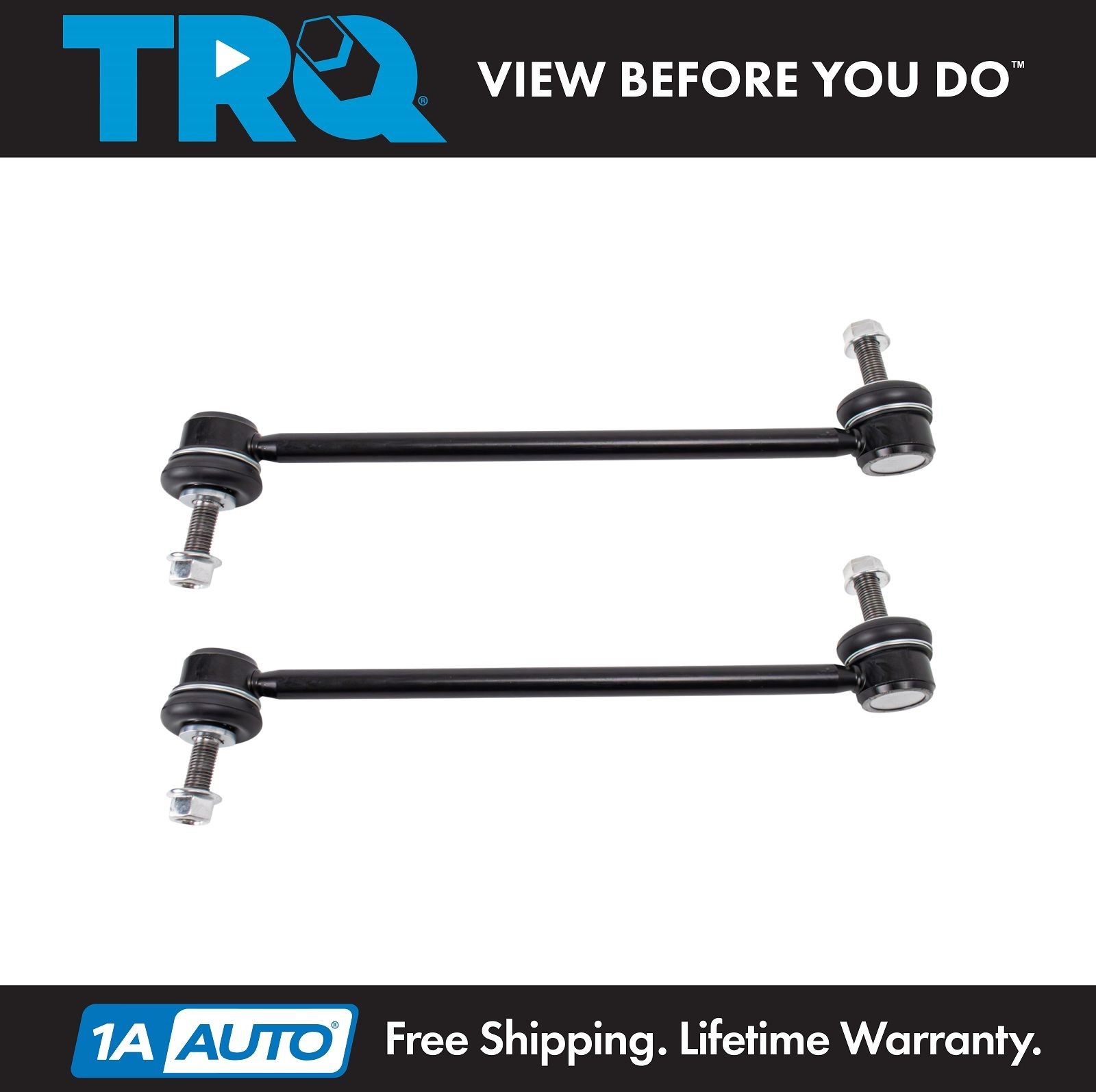 TRQ Front Sway Bar Stabilizer Link Set For 2020-2025 Nissan Sentra