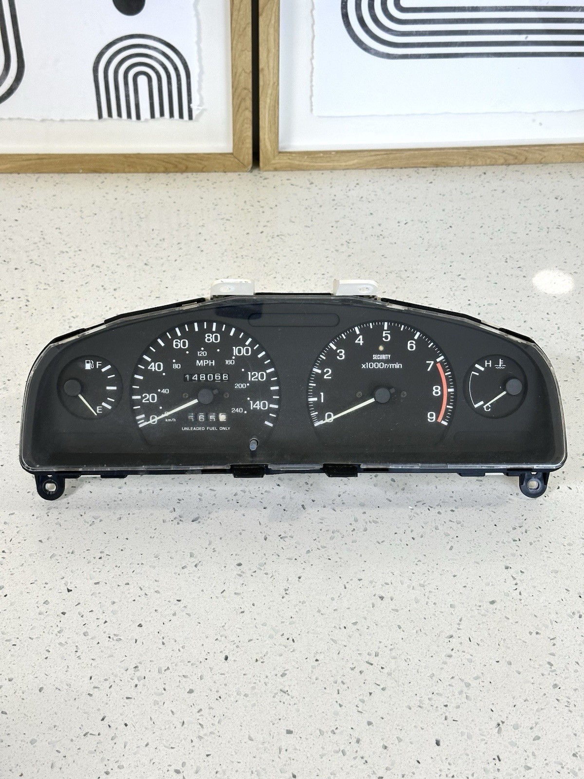 1996 Nissan 200SX 1.6L Speedometer Cluster Teach 248101M001 OEM 1995-1998 M/T