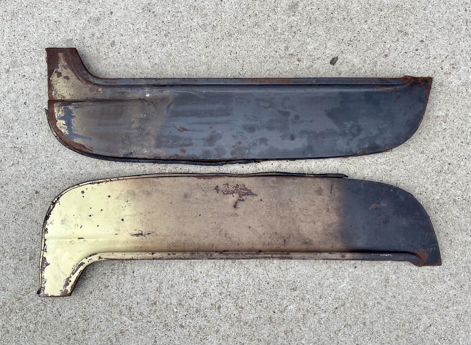 1952 1953 1954 Ford Fender Skirts Set No Dents or Bondo Flathead V8 Shoebox OEM