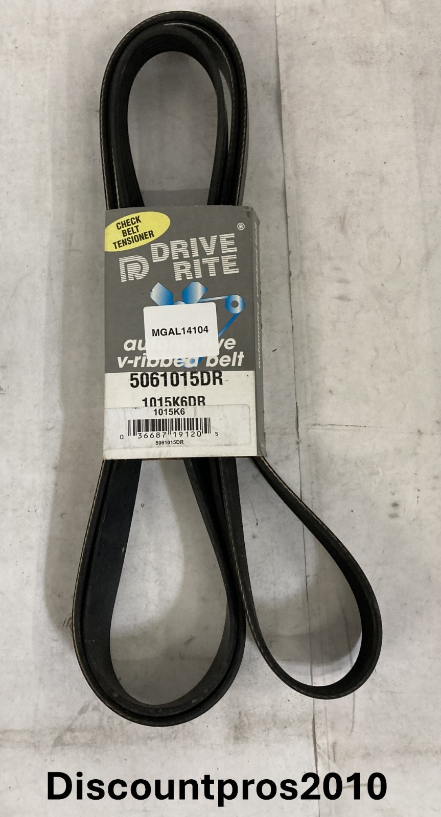 Dayco 5061015DR Serpentine Belt GMC Chevrolet Lincoln Ford Hummer 1996-2008