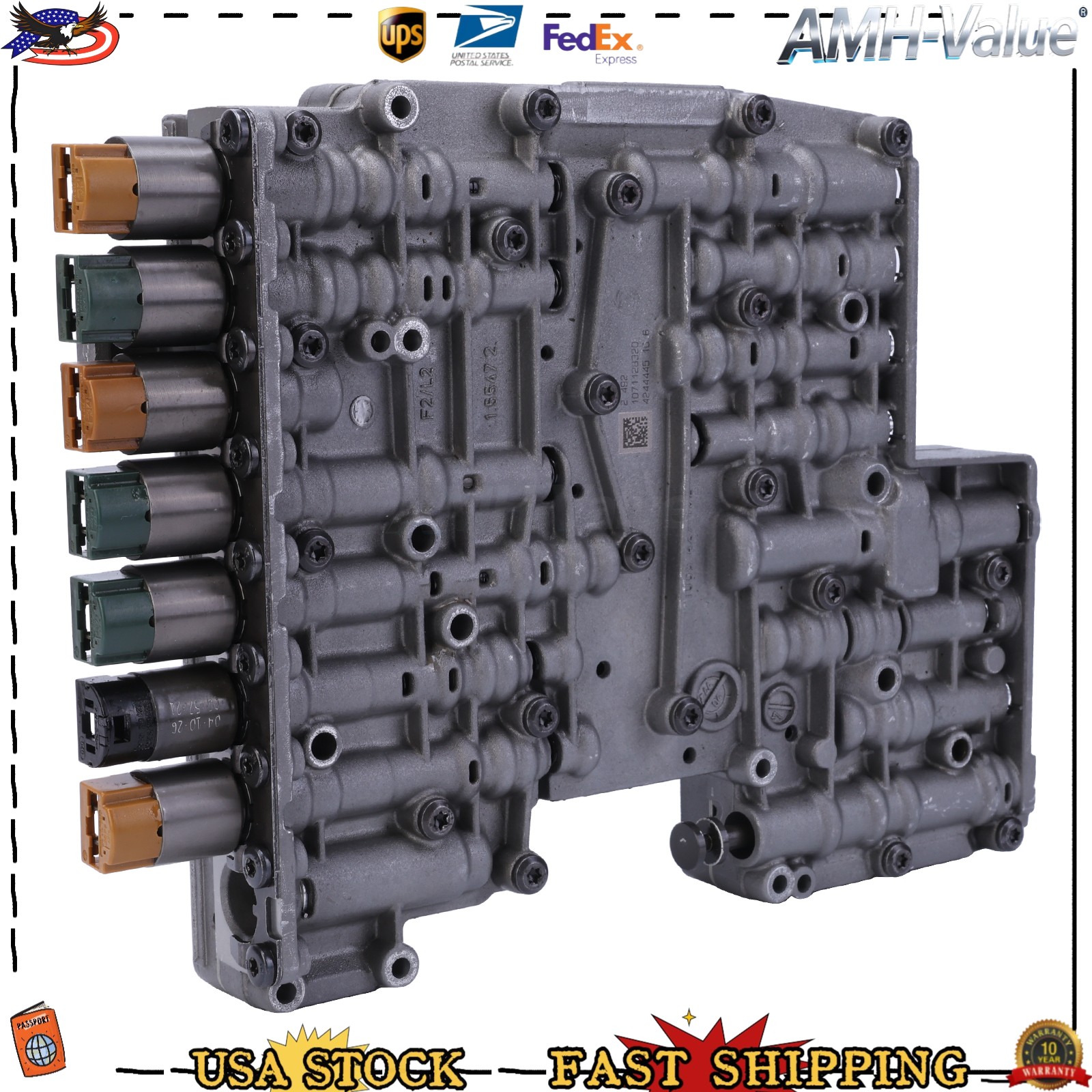 New Transmission Valve Body w/ Solenoids Fits For BMW Jaguar Hyundai 6HP19 6HP26